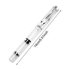 Transparent Beauty Calligraphy Ink Brush Pen Water Brush Refillable Ink Pen Art Supplies Writing Signature Tools Gift - Pen - View 4