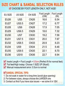 1 Đôi Dép đế bằng vải sequin trang trí nhẹ cho bé gái, chất liệu quai đôi, thích hợp để mặc hàng ngày/hoạt động mùa hè - Nhiều màu - Xem 9