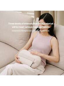 HYUNDAI HY-006 Neck Massage Pillow: Multi-Level Heat Therapy To Relieve Soreness; M-Shaped Streamlined Design For A Comfortable And Supportive Fit; Massages Multiple Areas Including Shoulders, Neck, Waist, And Back; Intelligent Timer; Suitable For Home And Office Use; White. - White - View 5