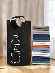 Large Laundry Basket/Storage Bag, - Foldable Laundry Bags, Waterproof Laundry Baskets, Quilt Travel Moving Storage Packing Bag, Suitable For Multi-Purpose Storage In Bathrooms, Laundry Rooms And Dormitories, Laundry Basket - Multicolor. - View 3