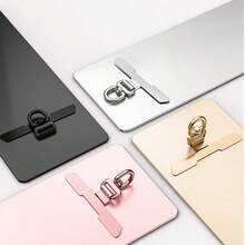 0.4毫米手机挂绳扣，360°旋转夹 - 超薄不锈钢 - 銀色 - 查看 5