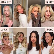 Lazy Heatless Curling Headband Soft Elastic Hair Curler Sleep Curling Tool With Hook - Multicolor - View 6