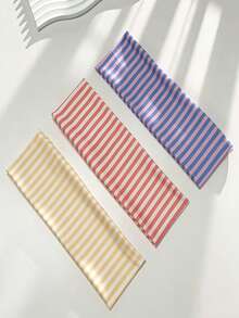 3件装女士斜肩长袖T恤，优雅百搭，适合派对和日常穿着，秋冬季 - 彩色 - 查看 7