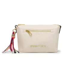 Bolso de hombro LOLA, bolso bandolera BIMBA, clutch de mujer, bolso cuadrado pequeño ligero y sencillo, bolso de mujer, cartera - Beis - Ver 7