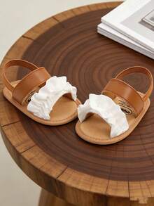 Toddler Girls' Summer Sandals, Outdoor Walking Shoes For Infants And Toddlers - Brown - View 5