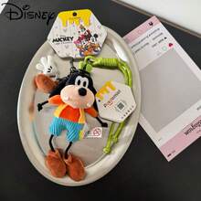 Disney 迪士尼经典米奇老鼠毛绒钥匙扣挂件，儿童背包装饰，女孩生日及节日礼物 - 彩色 - 查看 6