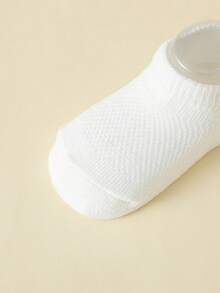 10 pares de calcetines de malla transpirables y antideslizantes para bebés y niños pequeños, calcetines tipo barco para el verano - Multicolor - Ver 8