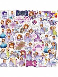 Disney 官方授权 50 张公主防水乙烯基贴纸 卡通图案 爱洛公主 爱丽儿 贝儿 茉莉公主 花木兰 蒂安娜公主 系列 粉丝必备 水瓶 笔记本电脑 手机 平板电脑 汽车 头盔 行李箱 滑板 安全帽 DIY 装饰 - disney princess - 查看 7