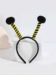 卡通蜜蜂头箍，趣味眼镜，适合化妆舞会、舞台表演、派对搭配，蜜蜂眼镜 - 黃色 - 查看 12
