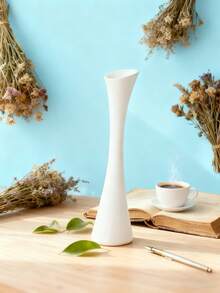 1 bình hoa phong cách retro đen trắng chất lượng cao, bình hoa lớn sang trọng hiện đại, chất liệu nhựa, thích hợp cho trồng thủy canh, hoa khô và hoa giả, tuyệt vời cho bó hoa/đám cưới, trang trí phòng khách, ban công, hành lang, văn phòng, tiệc tùng, tân gia, ngày Valentine (Không bao gồm hoa) - 1PC - Xem 7