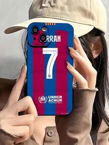El dorsal número siete de Ferran en la camiseta del Barcelona, patrocinado por ACNUR. Esta elegante funda para móvil es compatible con Samsung, Apple, VIVO, OPPO, , Transsion, ,  y Honor. Fabricada en silicona TPU, ofrece protección contra golpes y caídas, además de una sensación superior. Es un regalo ideal para familiares, amigos y seres queridos, y una opción perfecta para San Valentín y Año Nuevo. - Negro - Ver 3