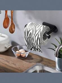 Wall-Mounted Toilet Paper Holder, No Drilling Required, Suitable For Kitchen And Bathroom - Multicolor - View 9