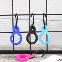 Móc treo bình nước thể thao ngoài trời 6 màu ngẫu nhiên (3 vòng silicon + 3 móc leo núi), móc treo đồ uống bền chắc, kết hợp giữa móc leo núi di động và kẹp cốc thông thường, phụ kiện ba lô thiết thực và quà Giáng sinh. - Nhiều màu - Xem 8