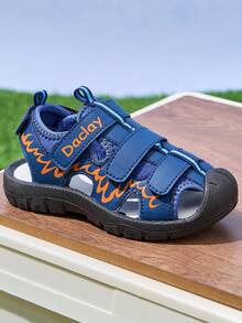 Dép xăng đan thể thao thường ngày cho trẻ em, dép xăng đan ngoài trời nhẹ và thời trang dành cho bé gái và bé trai. - Màu xanh lam - Xem 2