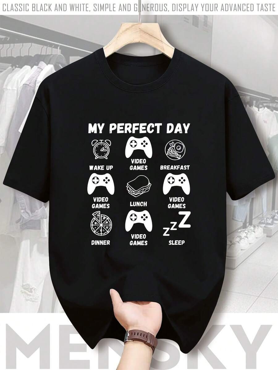 Men Outdoor Tees & Tanks - Black - View 1