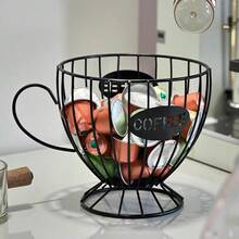 1 pieza Estantería de almacenamiento de cápsulas de café estilo nórdico, organizador de lujo para aperitivos y dulces para el hogar, adecuado para exhibición en cafés y bares, esencial para la temporada de regreso a clases - Multicolor - Ver 1