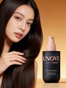 Unove 丝滑修护护发油（淡雅花香）70毫升/2.4液盎司。深层修护受损发质，填补毛鳞片损伤，改善干枯分叉，提升秀发光泽和柔软度。质地轻盈不油腻，持久散发清新花果麝香。女士护发油。 - 護髮精油 (柔暖花香) - 查看 4