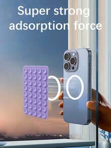 40pcs Double-Sided Silicone Suction Cup Phone Holder, Reusable Double-Sided Suction Cup Suitable For Home, Office, Smooth Surfaces - Multicolor - View 4