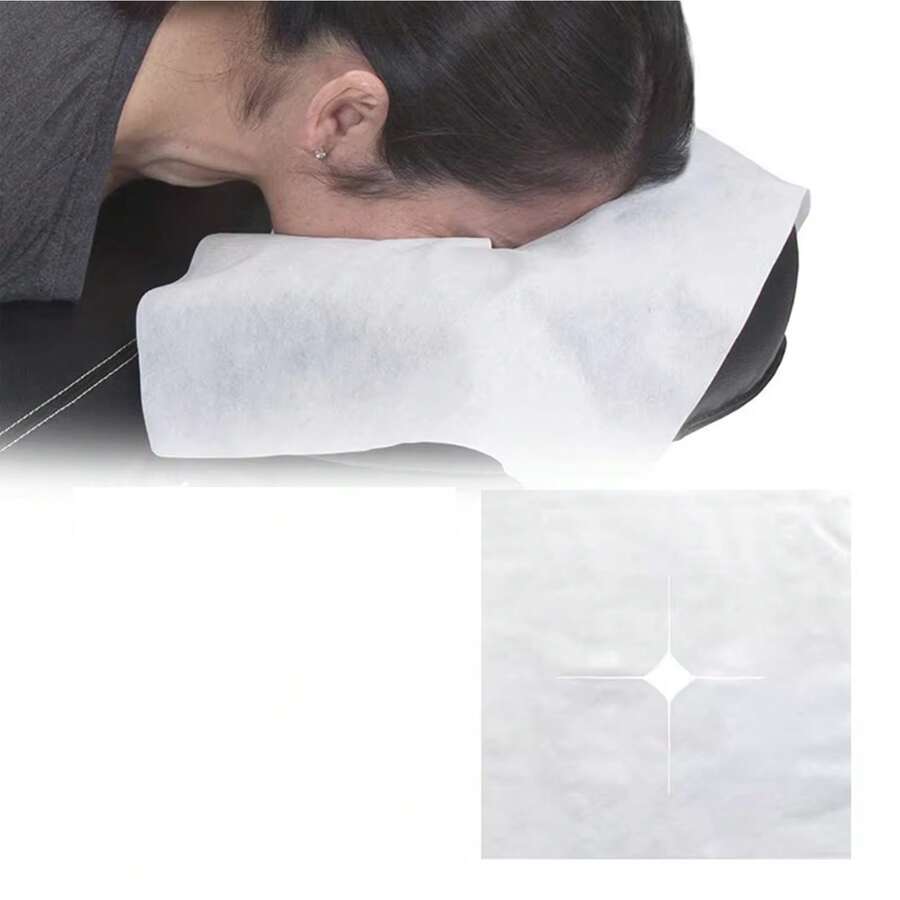 100pcs Disposable Non-Woven Massage Bed Pad & Headrest Cover, Tattoo Accessories - Multicolor - View 1