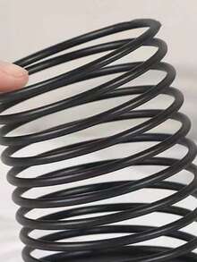 1pc Spring Steel Art Pen Holder, Office Desk Organizer, Creative Pen Cup - A - View 4