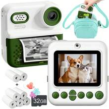 Instant Print Camera For Kids, 1500mAh Rechargeable Battery Camera Set, Children's Digital Camera, High Definition Digital Camera Portable Multi-Function Children's Photo Printer, Camera And Accessories Creative Drawing Photography Gift, Kid-Friendly Design, Suitable For Christmas, Birthday And New Year Gifts For 3-12 Years Old Boys And Girls - P03 New Model - View 13
