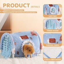 ITANDME 豚鼠躲藏窝，豚鼠兔子仓鼠床，小型动物睡床 - 查看 7