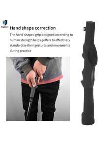 Caiton 1 pieza Entrenador de agarre de golf | Un accesorio de swing de golf que fortalece el agarre, mejora la precisión del tiro, entrena la postura correcta de la mano y mejora la técnica de swing. Perfecto para principiantes y golfistas avanzados (disponible en rojo y azul). - Multicolor - Ver 8