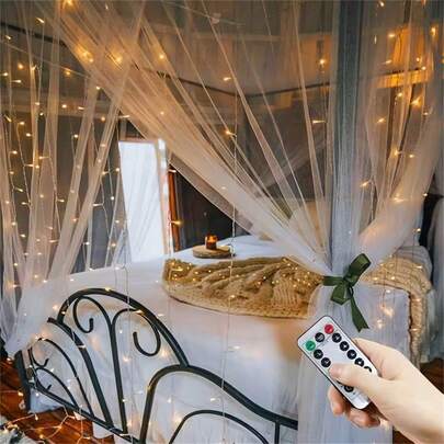 LED Hanging Lights, Multiple Lighting Modes, Suitable For Valentine's Day, Eid, Easter, Mother's Day, Wedding, Party, Bedroom, Wall