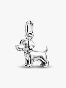 Mặt dây chuyền hình chú cún con kiểu cổ điển tối giản và độc đáo bằng bạc sterling 925, trang sức tinh tế phù hợp cho cả nam và nữ. - Kiểu 9 - Xem 7
