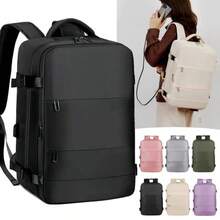 Women's Lightweight And Multifunctional Backpack With Large Capacity, 180° Design For Travel - Yobel - Aleatório - Xem 2