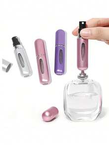 1个/2个旅行香水瓶，5毫升可填充旅行喷雾器，旅行香水补充瓶和便携式香氛扩散器，古龙水香水旅行瓶和喷雾器 - 查看 9