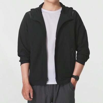 Under Armour UA Unstoppable Jacket For Men, Woven Hooded, Lightweight, Comfortable, Stretchy, Loose Fit, Suitable For Commuting, Travel, Sports And Casual Wear, 1370494-001