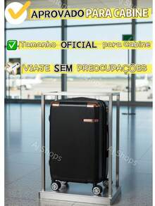 10kg Standard ANAC Travel Suitcase With 360° Removable, Expandable, Rigid, Lightweight, Durable, Premium ABS, Small Executive Carry-On Luggage, Sturdy, Reinforced, Silent Wheels, YGM Suitcases, Colors: Black, Blue, Pink, Gold, Silver, Beige - Bạc - Xem 10