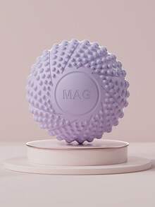 Bóng massage TPE 7cm, bóng massage cổ chắc chắn giúp thư giãn cơ bắp, thích hợp cho tay, chân và lưng, bóng yoga trị liệu từ tính. - Màu Hồng baby - Xem 13