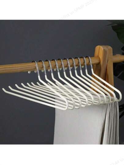 20/10/5pcs Pants Hangers Space Saving, Open Ended Metal Pant Hangers, Non Slip Jean Hangers For Men And Women, Closet Storage Organizer For Clothes Leggings Slacks Trouser Ties,Best Gifts