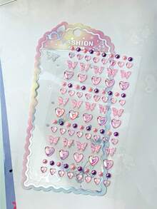 3D Embossed Glow-In-The-Dark Collage Stickers, Cartoon Mountain & Sea Landscape Decal Stickers. Decorative Stickers, Gifts. Home Room Decor, Party Decor, Birthday Gifts, Various Holiday Gifts - Multicolor - View 8