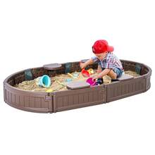 Kids Sandboxes - Kunststoff Basisversion Oval - View 1