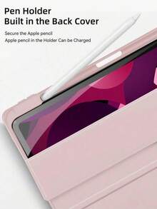 Wenlaty Compatible With 10th Generation Case 10.9 Inch 2022, For 11th Generation Case (A16) 11 Inch 2025 With Pencil Holder, Trifold Stand Protective Cover, Auto Wake/Sleep - Pink - View 4