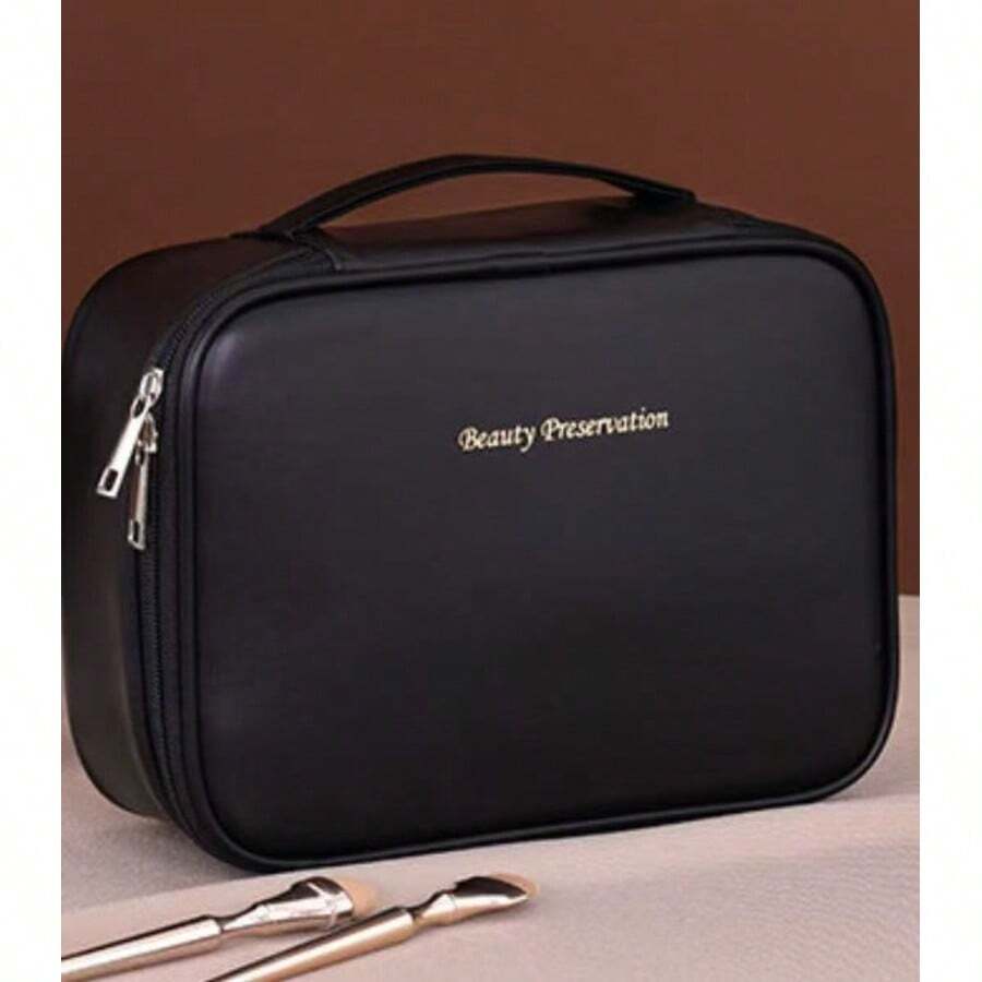 High-Quality Travel Makeup Organizer Bag - 885 - Black - View 1