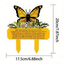 Acrylic Garden Decor Stake, Memorial For Mother's Day, Pet Cat/Dog Grave Marker, Outdoor Decoration - D - View 2