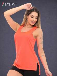 Women T-Shirts - Yellow Orange Pink - View 9