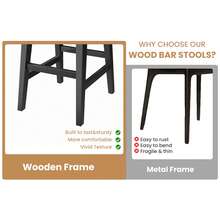Barstools - Kahverengi - 2'li paket - Görünüm 4