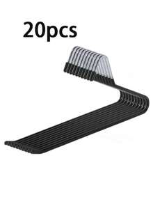 20/10/5pcs Pants Hangers Space Saving Open Ended Metal Pant Hangers Non Slip Jean Hangers For Men And Women Closet Storage Organizer For Clothes Leggings Slacks Trouser Ties Wardrobe Essentials Perfect Gift Ideas - Multicolor - View 17