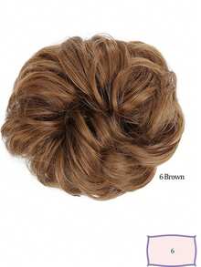 6 Inch Fluffy Bun Wig, With Elastic Hair Band, High Temperature Fiber, Suitable For All Occasions - Multicolor - View 39