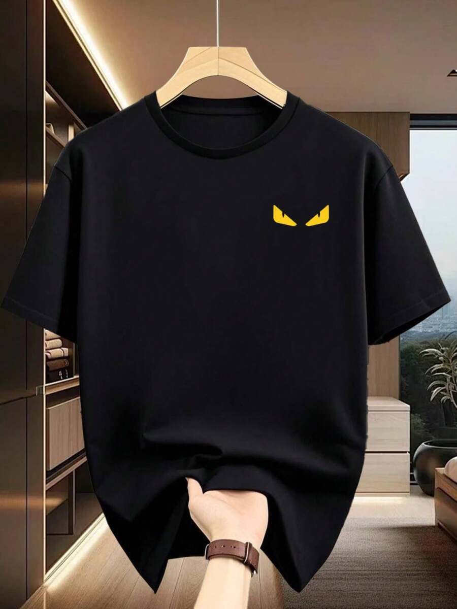 Men Outdoor Tees & Tanks - Black - View 1