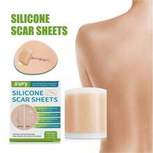 硅胶疤痕贴、硅胶疤痕胶带、可重复使用的专业疤痕硅胶条、柔软硅胶疤痕贴 - 查看 1
