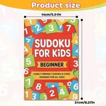 Bộ sách giải đố logic Sudoku – Thử thách lưới số nhiều cấp độ với các phiên bản dành cho người mới bắt đầu, trung cấp, nâng cao và thử thách khó hơn, giúp rèn luyện khả năng tập trung, tư duy phản biện và trí não không cần màn hình. - Sudoku - Xem 3