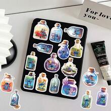 Disney 50pcs Stitch In A Bottle Stickers, Creative Graffiti Stickers, Office Supplies, Mobile Phone & Computer Stickers, High-Value, Exquisite, Cool Stickers, Fun, Classic Colorful Cartoon Design, Gift Decoration, Phone Case Decoration Stickers, Reusable, Colorful Cartoon Design, Suitable For Water Bottles, Skateboards, Mobile Phones, Etc., Perfect For School Supplies, A Top Gift For Holidays - 50pcs - View 8