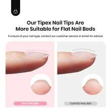BEETLES Almond Medium 512pcs (Tipex Nail Tips) - Almond Medium 512pcs (Tipex Nail Tips) - View 6