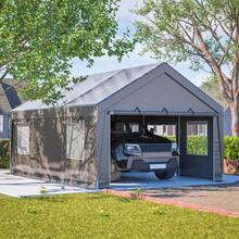 Carports - 13X20 FT Grigio - Visualizzare 8